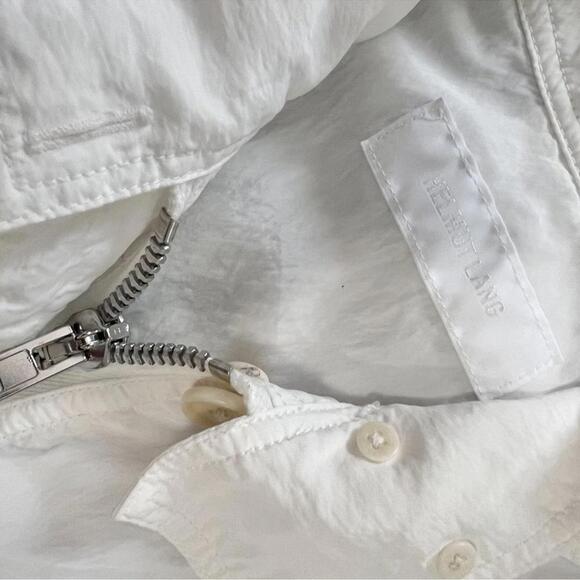 Helmut Lang bomber jacket Lightweight white size S - Picture 7 of 12